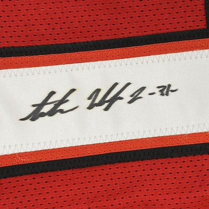 Framed Autographed/Signed Antoine Winfield Jr 33x42 Tampa Bay Red Football Jersey PSA/DNA COA