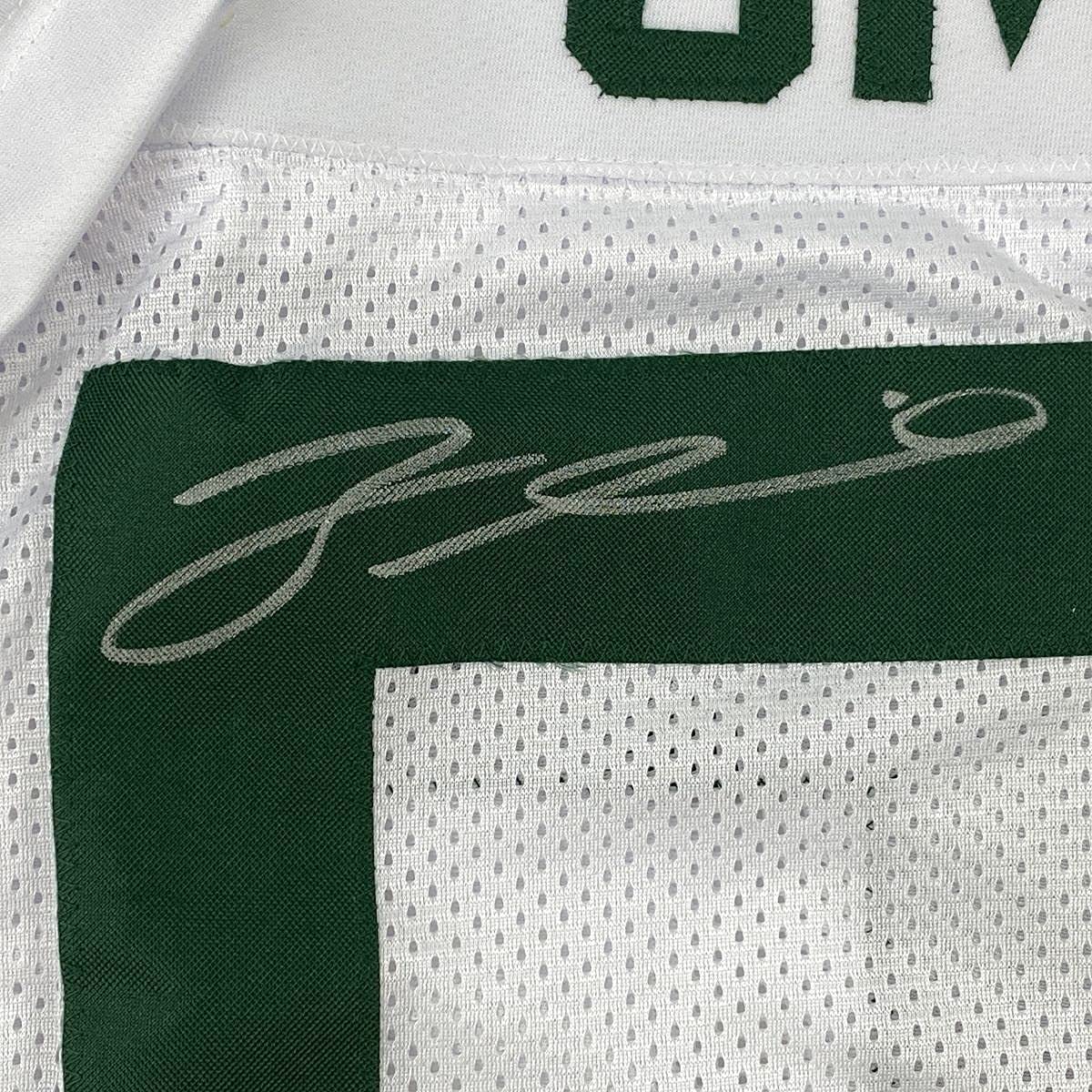 Framed Autographed/Signed Za'Darius Smith 33x42 Green Bay White Football Jersey JSA COA