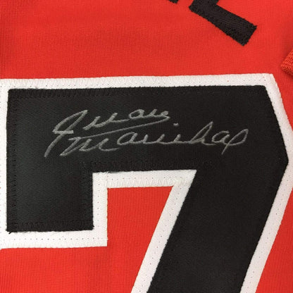 Autographed/Signed Juan Marichal San Francisco Orange Baseball Jersey JSA COA