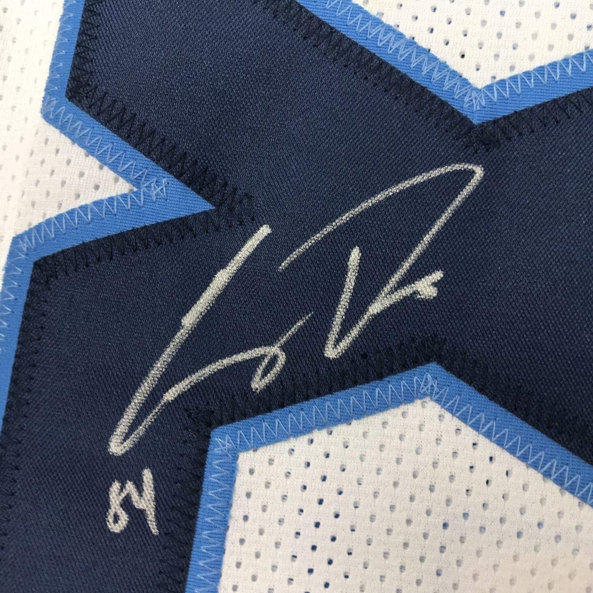 Framed Autographed/Signed Corey Davis 33x42 Tennessee 2018 White Football Jersey JSA COA