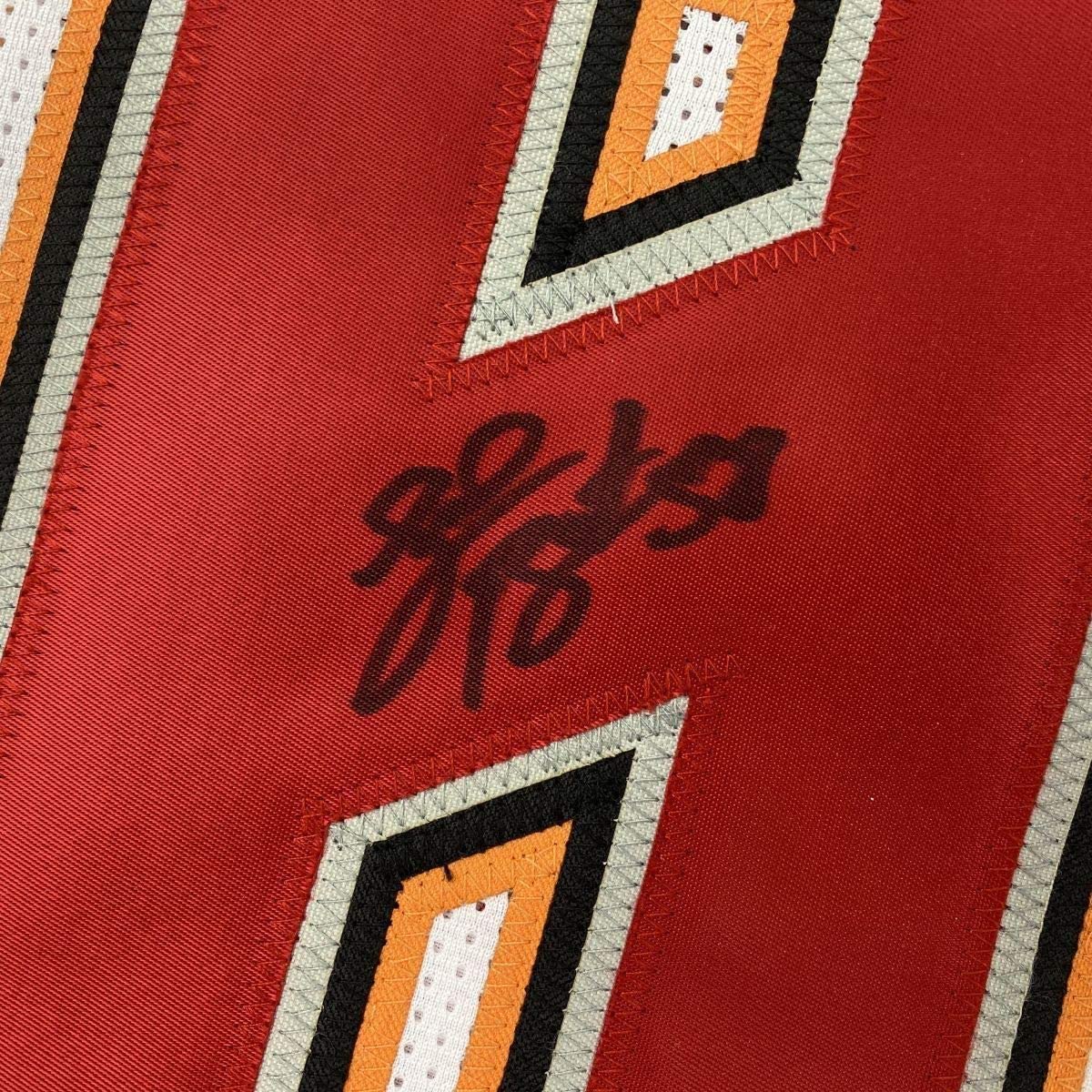 Framed Autographed/Signed Shaquil Barrett 33x42 Tampa Bay White Football Jersey PSA/DNA COA