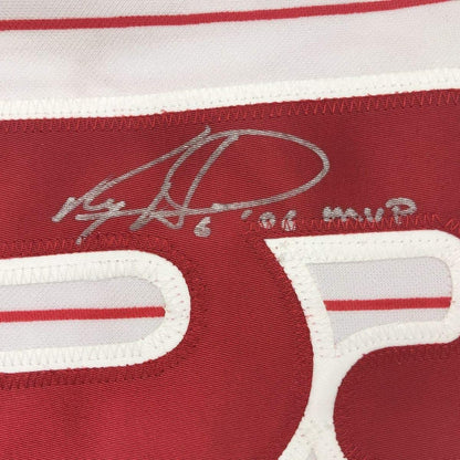 Framed Autographed/Signed Ryan Howard 06 MVP 33x42 Philadelphia Pinstripe Baseball Jersey JSA COA