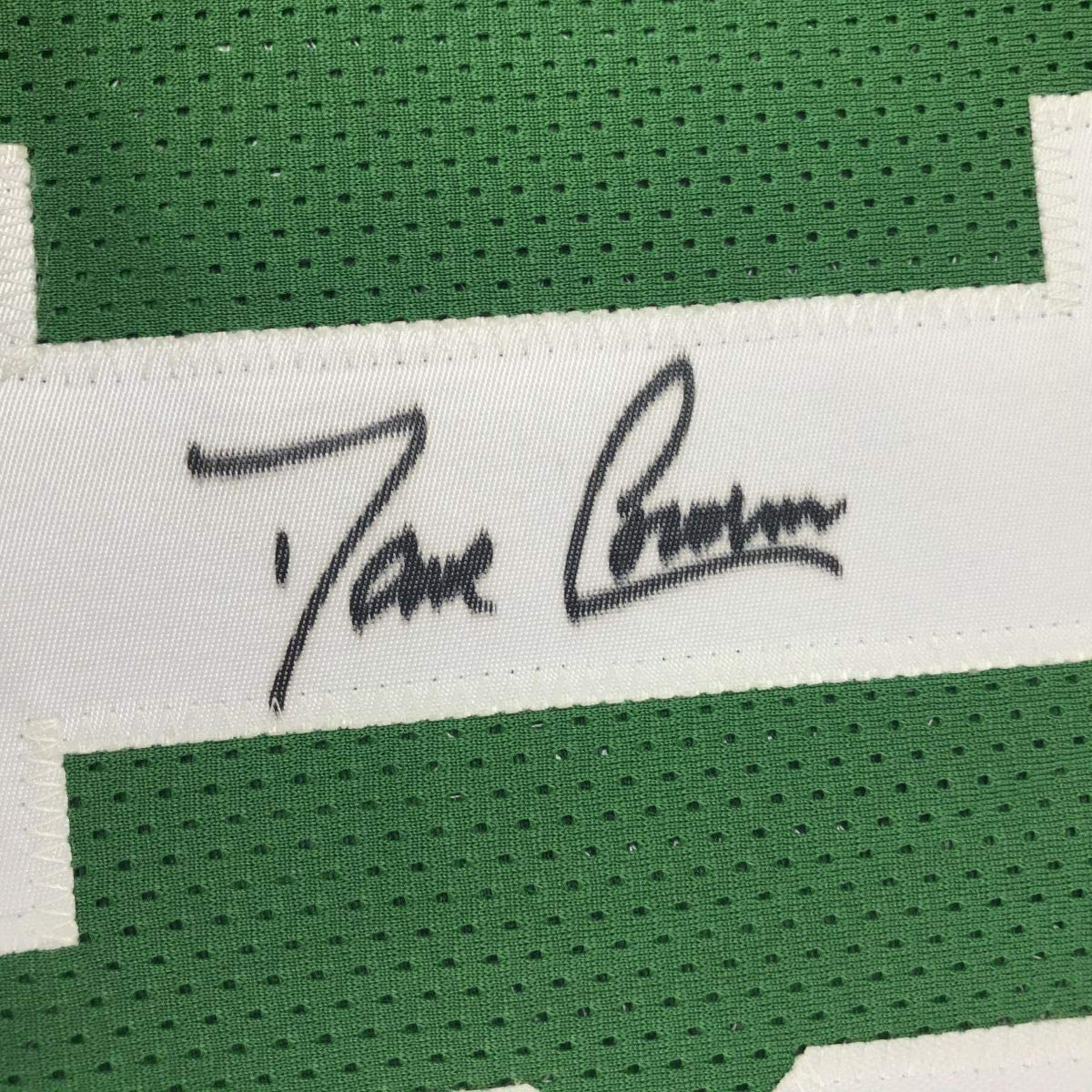 Framed Autographed/Signed Dave Cowens 33x42 Boston Green Basketball Jersey PSA/DNA COA