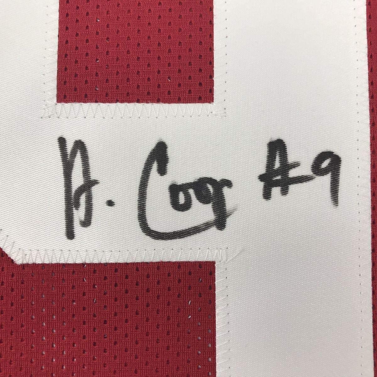Framed Autographed/Signed Amari Cooper 33x42 Alabama Red College Football Jersey PSA/DNA COA
