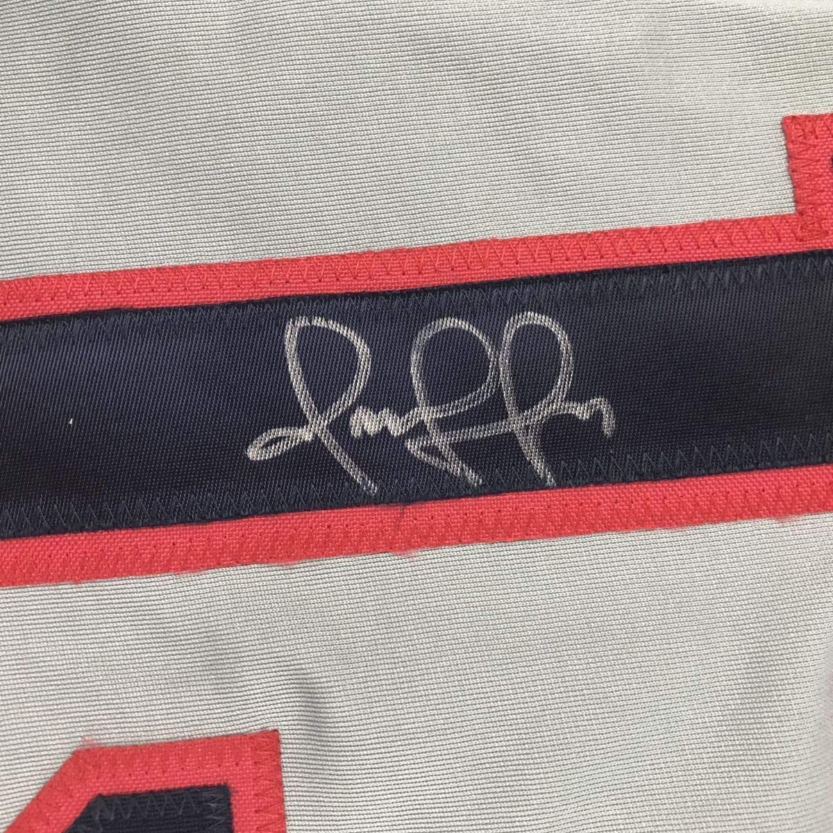 Framed Autographed/Signed Omar Vizquel 33x42 Cleveland Grey Baseball Jersey PSA/DNA COA