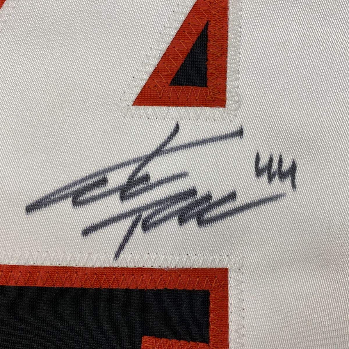 Framed Autographed/Signed Kimmo Timonen 33x42 Philadelphia Black Hockey Jersey JSA COA