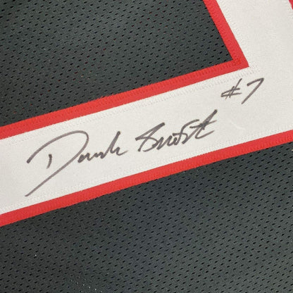 Framed Autographed/Signed D'Andre Swift 33x42 Georgia Black College Football Jersey JSA COA