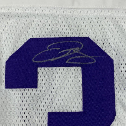 Framed Autographed/Signed Odell Beckham Jr. & Jarvis Landry 33x42 LSU White College Football Jersey JSA COA