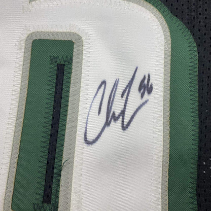 Autographed/Signed Chris Long Philadelphia Black Football Jersey JSA COA