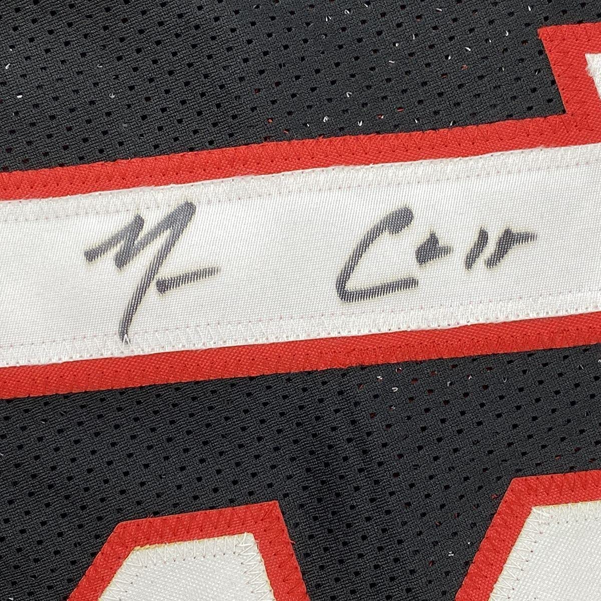 Framed Autographed/Signed Mario Chalmers 33x42 Miami Black Basketball Jersey JSA COA