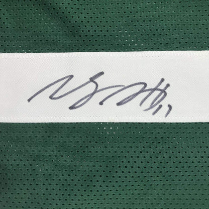 Autographed/Signed Davante Adams Green Bay Green Football Jersey JSA COA