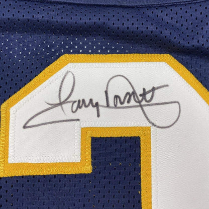 Framed Autographed/Signed Tony Dorsett 33x42 Pittsburgh Blue College Football Jersey JSA COA