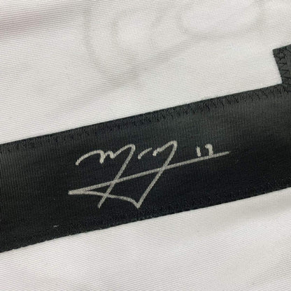 Framed Autographed/Signed Manny Machado 33x42 San Diego White Baseball Jersey Beckett BAS COA #2