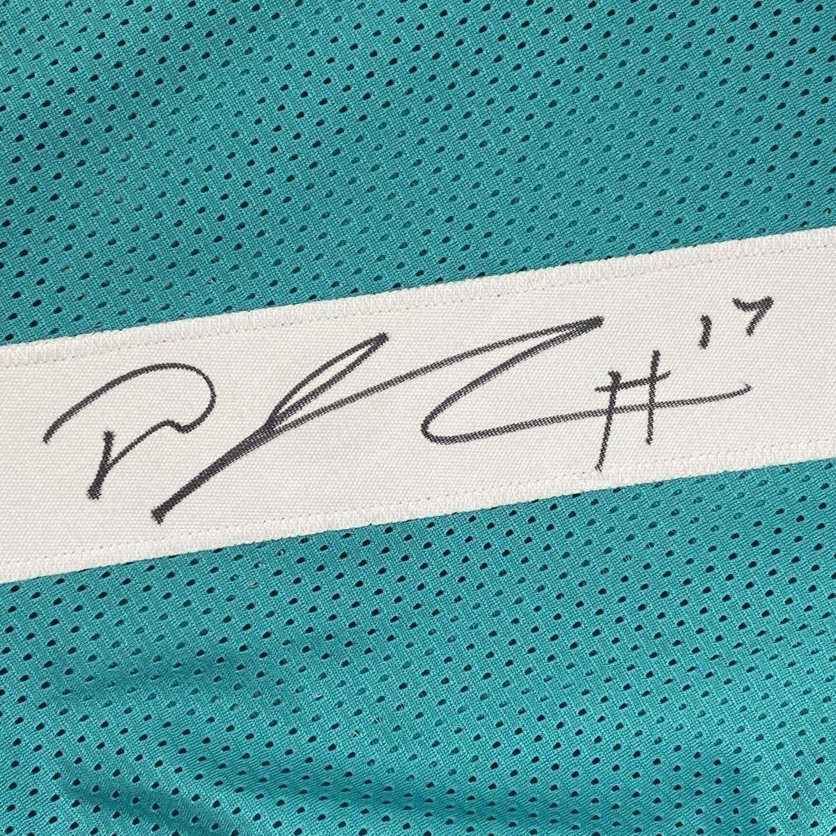 Framed Autographed/Signed DJ D.J. Chark 33x42 Jacksonville Teal Football Jersey Beckett BAS COA