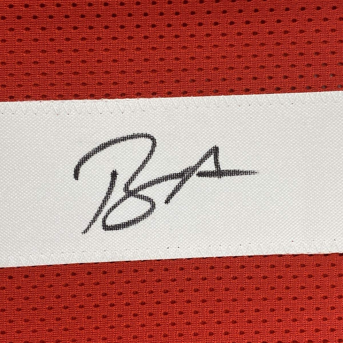 Autographed/Signed Brandon Aiyuk San Francisco Red Football Jersey JSA COA