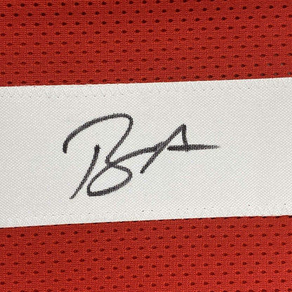 Autographed/Signed Brandon Aiyuk San Francisco Red Football Jersey JSA COA