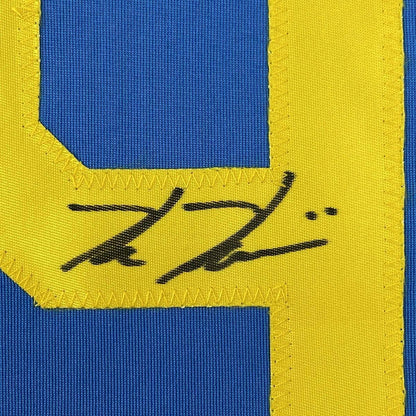 Framed Autographed/Signed Kevin Kiermaier 33x42 Tampa Bay Outlaw Players Weekend Baseball Jersey PSA/DNA COA