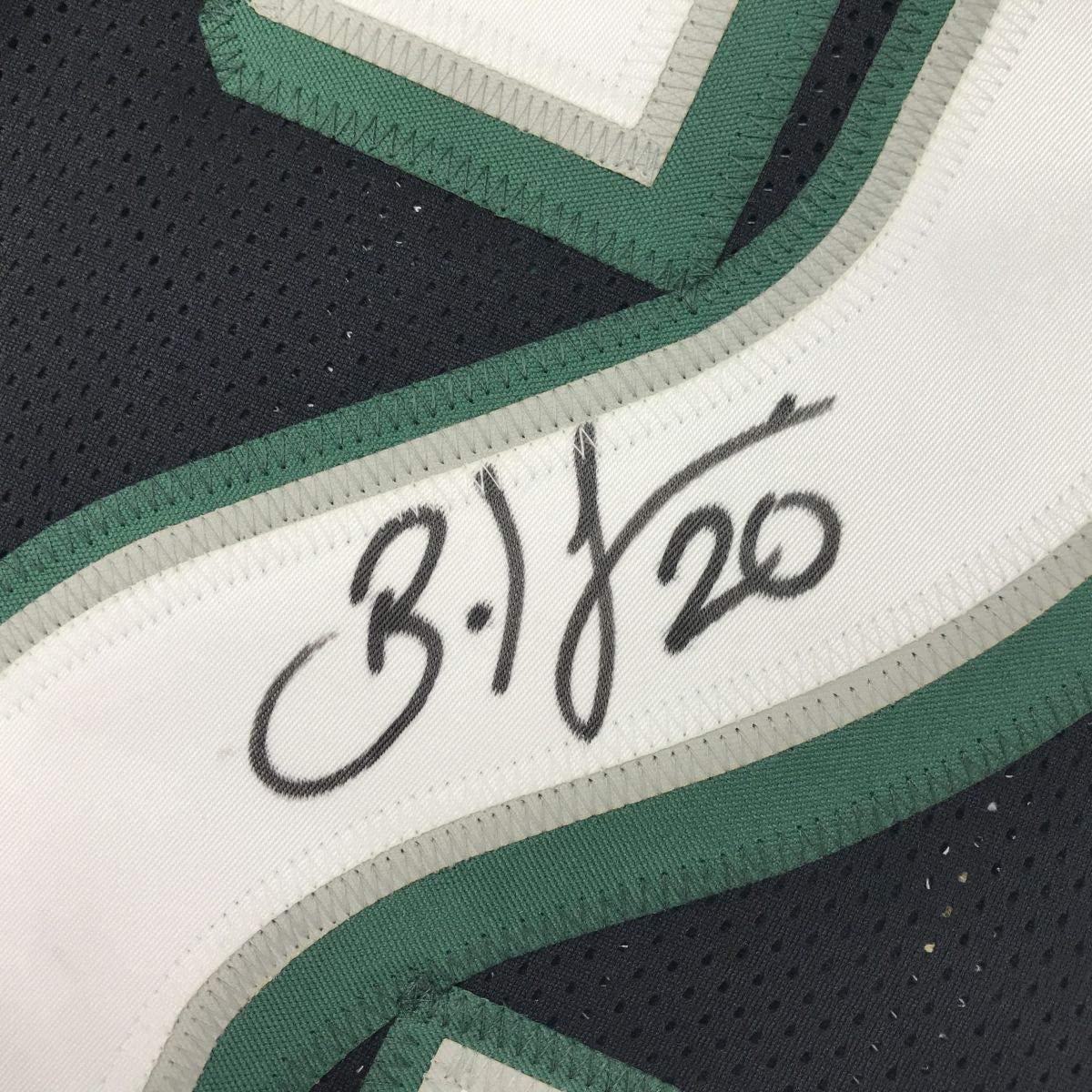 Autographed/Signed Brian Dawkins Philadelphia Black Football Jersey JSA COA