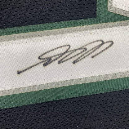 Framed Autographed/Signed DeSean Jackson 33x42 Philadelphia Black Football Jersey PSA/DNA COA