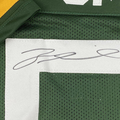Framed Autographed/Signed Za'Darius Smith 33x42 Green Bay Green Football Jersey JSA COA