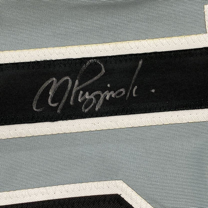 Framed Autographed/Signed AJ A.J. Pierzynski 33x42 Chicago Grey Baseball Jersey PSA/DNA COA