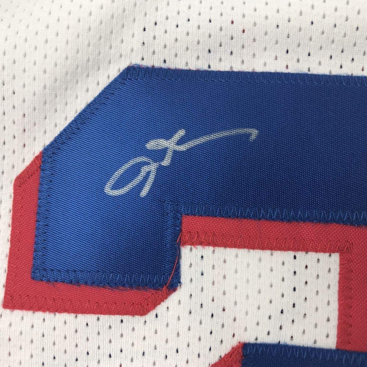 Framed Autographed/Signed Allen Iverson 33x42 Philadelphia White Current Basketball Jersey PSA/DNA COA