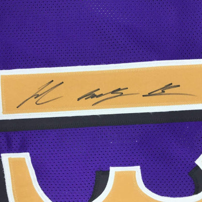 Framed Autographed/Signed John Brown 33x42 Baltimore Color Rush Football Jersey JSA COA
