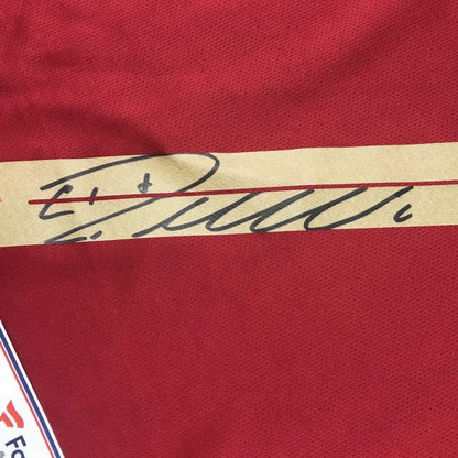 Framed Autographed/Signed Cristiano Ronaldo 33x42 Portugal Red World Cup Soccer Futbol Jersey Fanatics COA