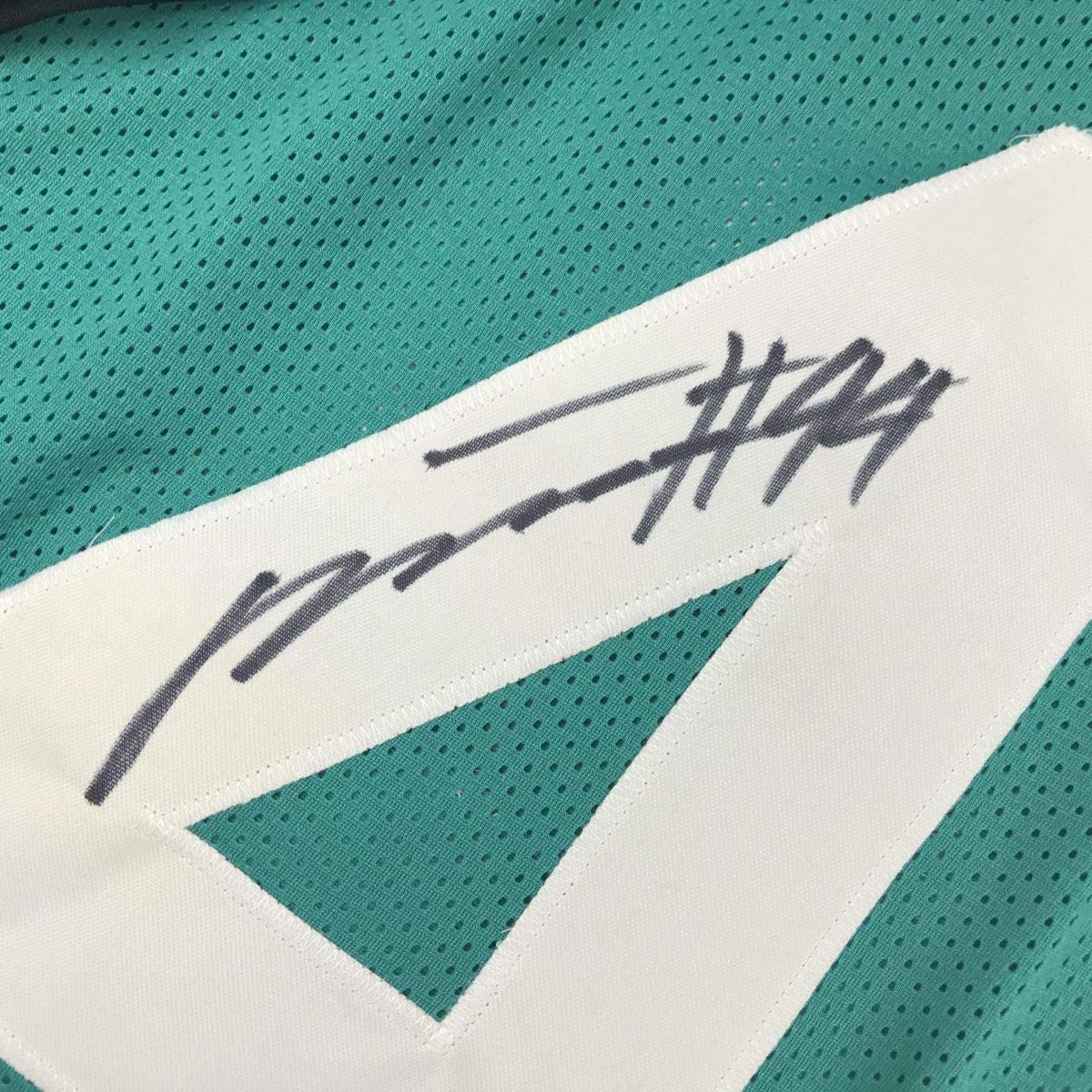 Framed Autographed/Signed Myles Jack 33x42 Jacksonville Teal Football Jersey JSA COA