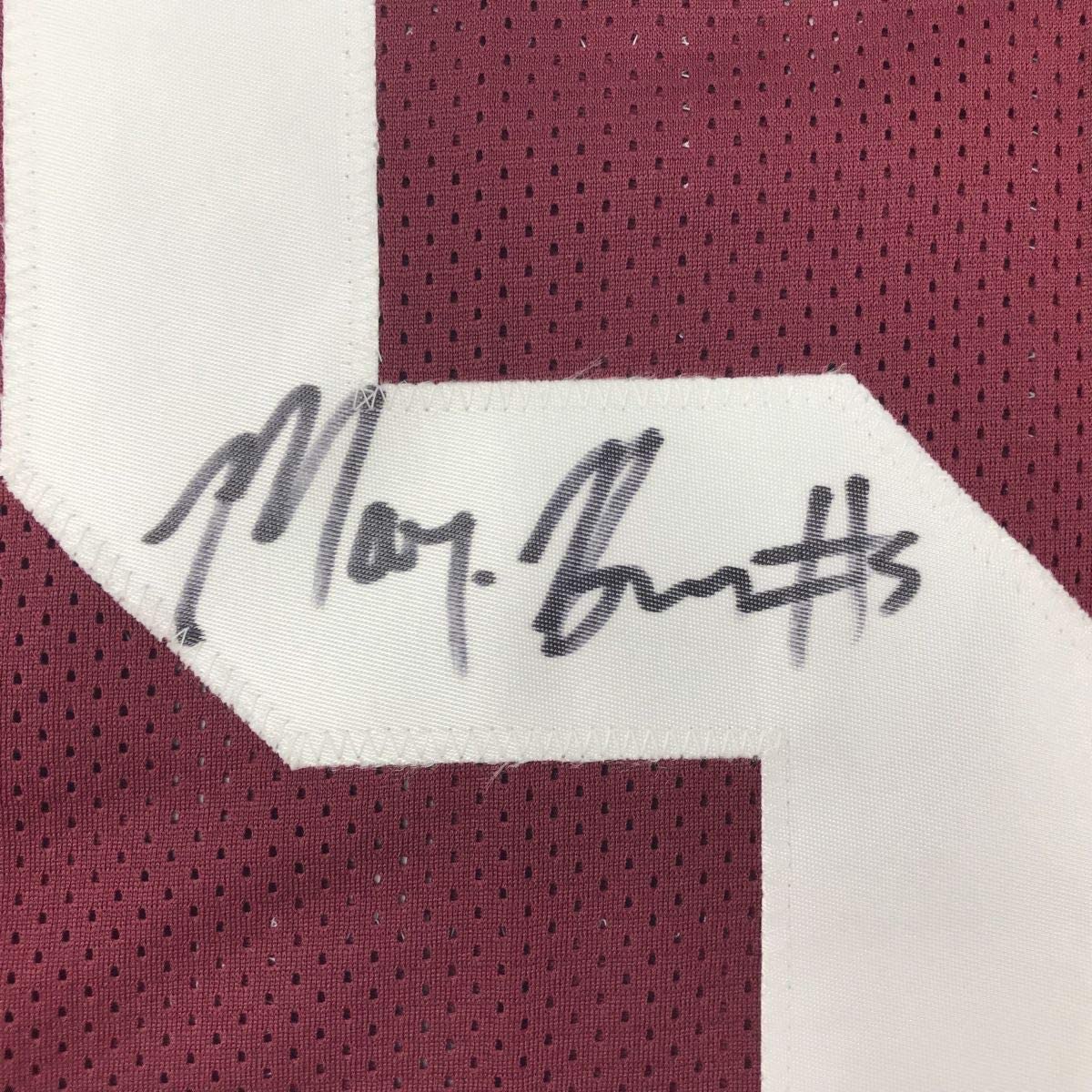 Framed Autographed/Signed Marquise Brown 33x42 Oklahoma Red College Football Jersey JSA COA