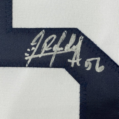 Framed Autographed/Signed Randy Arozarena 33x42 Tampa Bay White Baseball Jersey JSA COA