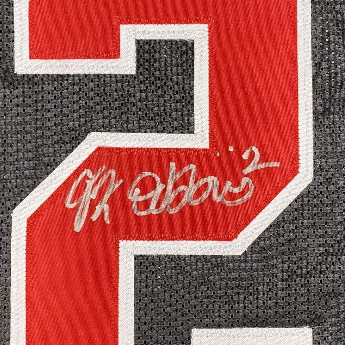 Framed Autographed/Signed JK J.K. Dobbins 33x42 Ohio State Black College Football Jersey Beckett BAS COA
