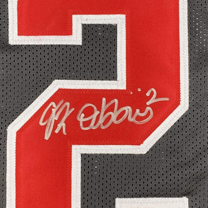 Framed Autographed/Signed JK J.K. Dobbins 33x42 Ohio State Black College Football Jersey Beckett BAS COA
