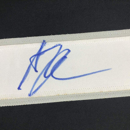 Autographed/Signed Anze Kopitar Los Angeles LA Black Hockey Jersey Beckett BAS COA