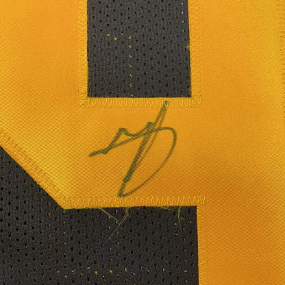 Framed Autographed/Signed Minkah Fitzpatrick 33x42 Pittsburgh Color Rush Football Jersey Beckett BAS COA