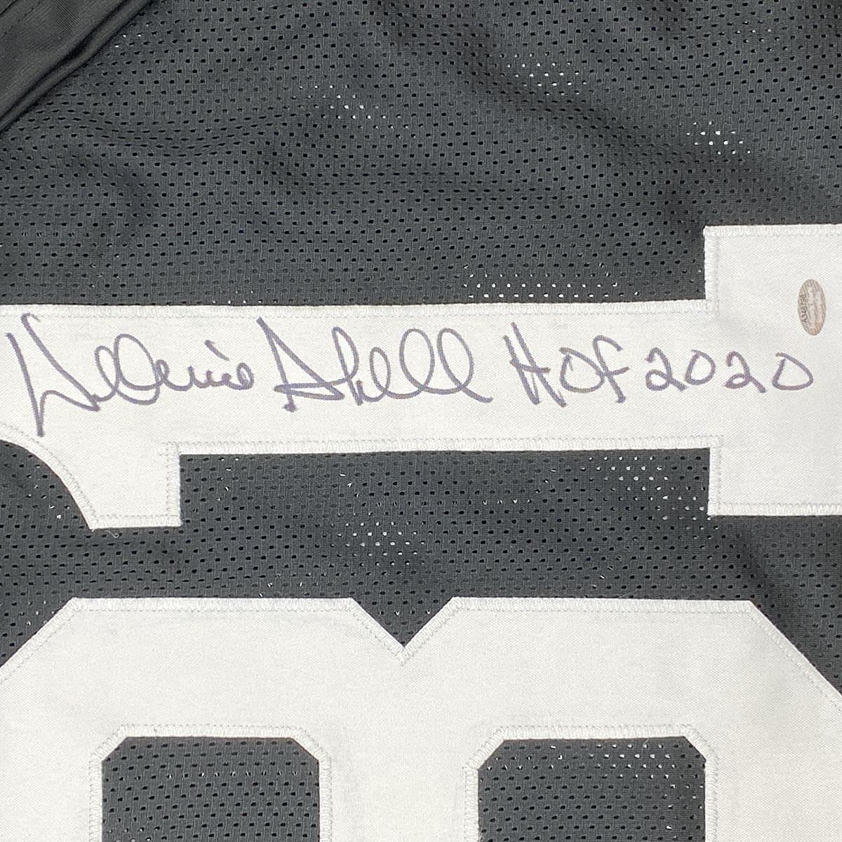 Framed Autographed/Signed Donnie Shell 33x42 HOF 2002 Pittsburgh Black Football Jersey Schwartz Sports COA