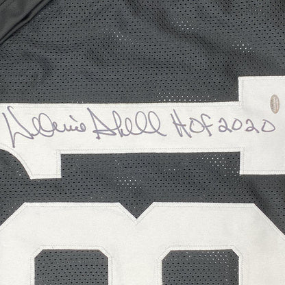 Framed Autographed/Signed Donnie Shell 33x42 HOF 2002 Pittsburgh Black Football Jersey Schwartz Sports COA