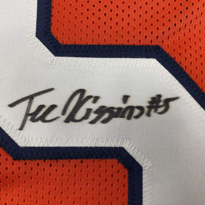 Framed Autographed/Signed Tee Higgins 33x42 Clemson Orange College Football Jersey JSA COA