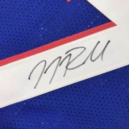 Framed Autographed/Signed JJ J.J. Redick 33x42 Philadelphia Blue Basketball Jersey JSA COA