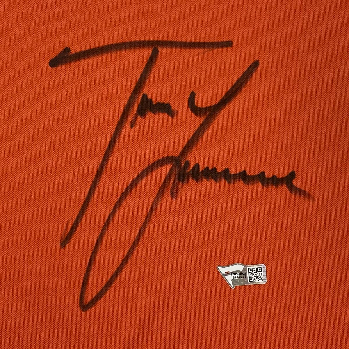 Framed Autographed/Signed Trevor Lawrence 33x42 Clemson Tigers Orange Authentic Nike College Football Jersey Fanatics COA