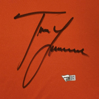 Framed Autographed/Signed Trevor Lawrence 33x42 Clemson Tigers Orange Authentic Nike College Football Jersey Fanatics COA