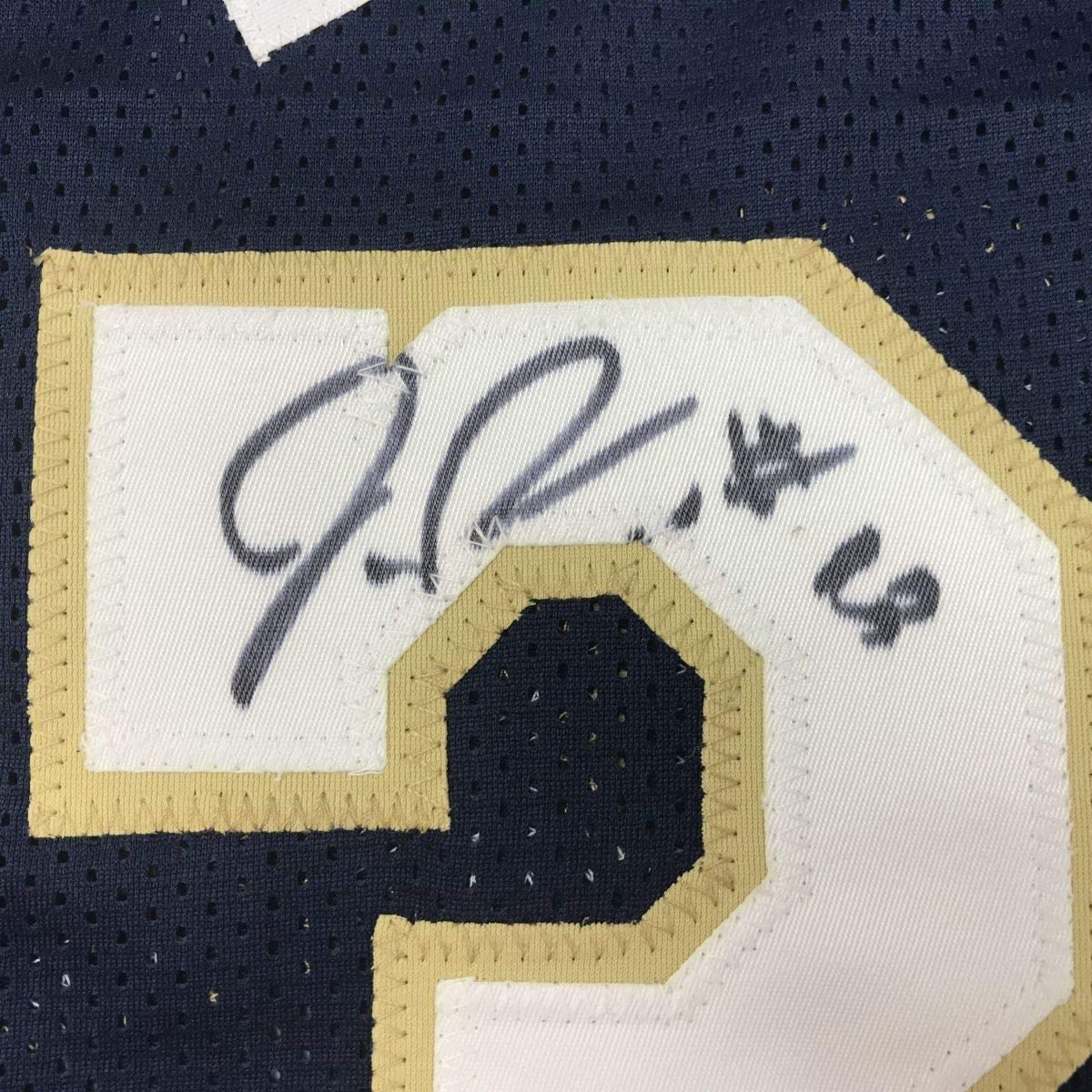 Framed Autographed/Signed Julius Randle 33x42 New Orleans Blue Basketball Jersey Beckett BAS COA