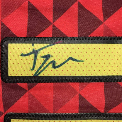 Framed Autographed/Signed Trae Young 33x42 Atlanta Red Basketball Jersey JSA COA