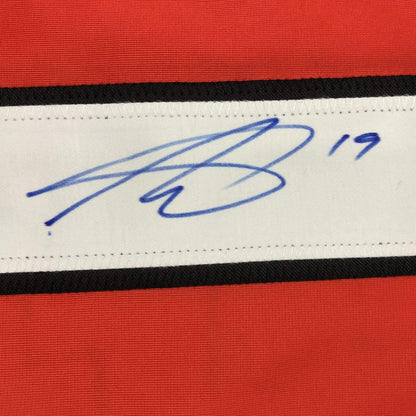 Autographed/Signed Nolan Patrick Philadelphia Orange Hockey Jersey Beckett BAS COA