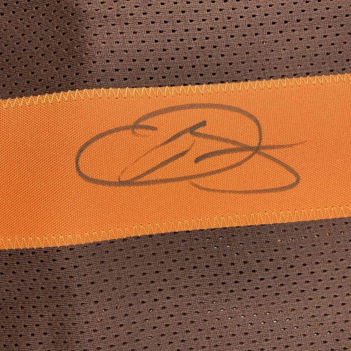 Framed Autographed/Signed Odell Beckham Jr. 33x42 Cleveland Color Rush Football Jersey Beckett BAS COA