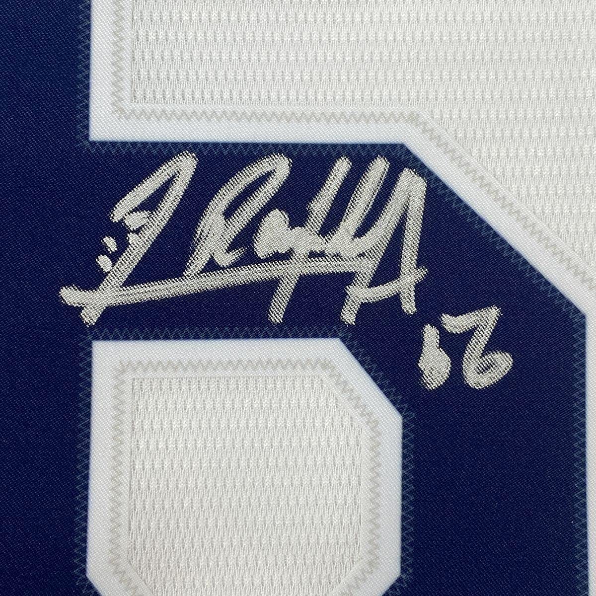Framed Autographed/Signed Randy Arozarena 33x42 Tampa Bay Rays White Authentic Nike Baseball Jersey JSA COA
