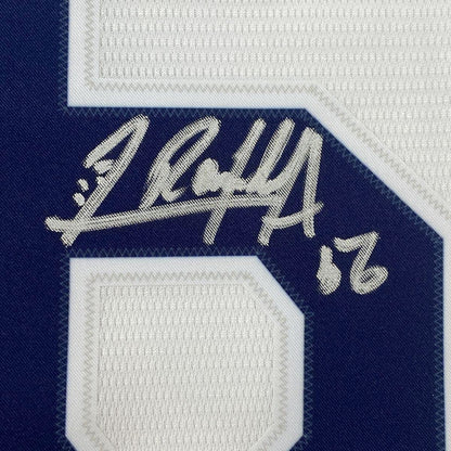 Framed Autographed/Signed Randy Arozarena 33x42 Tampa Bay Rays White Authentic Nike Baseball Jersey JSA COA