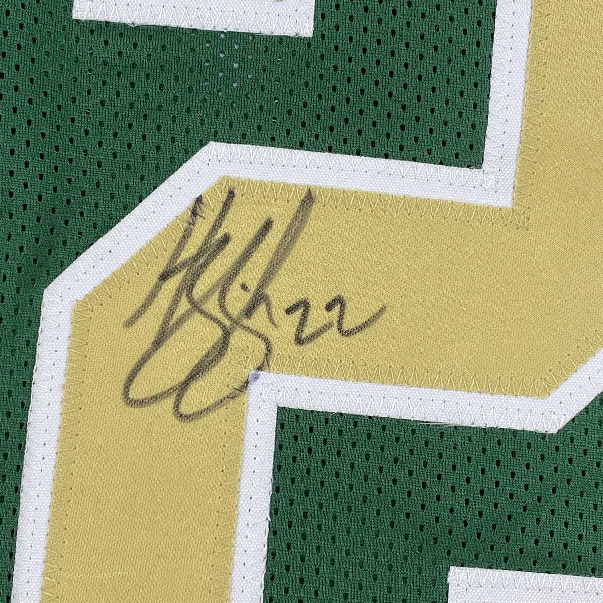 Autographed/Signed Harrison Smith Notre Dame Green College Football Jersey Beckett BAS COA