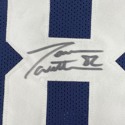 Framed Autographed/Signed Jason Witten 33x42 Dallas Thanksgiving Day Football Jersey Beckett BAS COA