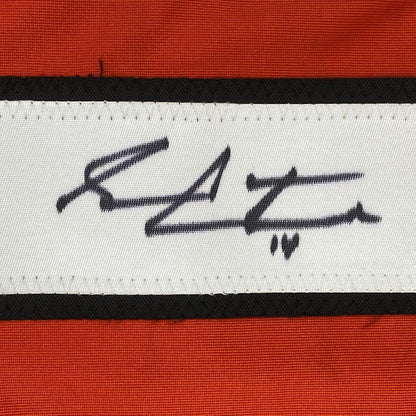 Framed Autographed/Signed Sean Couturier 33x42 Philadelphia Orange Hockey Jersey JSA COA